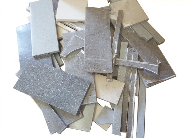 Scrap Corian Pen Blanks Craft Material Solid Surface Jewelry Material Keychains By the Box Full