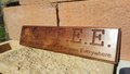 T.E.A Tea Wooden Sign Christian Walnut Hand Crafted Carved Routed Handmade Trust Emmanuel Always