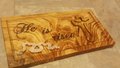 He is Risen Wood Sign: Carved Christian Easter Decor