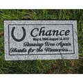 Horse Memorial Stone Dog Cat Pet Carved Engraved Plaque Weatherproof Corian Sign Granite Acryllic Grave Marker Prayer Garden Memorial Plaque