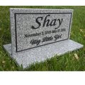 Memorial Plaque Stand: Steel Ground Stakes or Corian Base Add-On