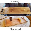 Laptop Desk Recliner Tray Custom Made to Order Pine Cherry Cedar Bath Caddy Tablet Cell Phone Ipad Holder Wood Bathtub 35-39" x 10"