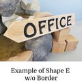 Upcharge for Border and Shape Upgrade Add-On to Any Product