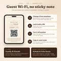 NFC smart tag / QR code Engraved Solid Wood Coaster, Tap to Share Wifi, Reviews, Business Card, Photo Story Keepsake - Changeable 4" x 4"