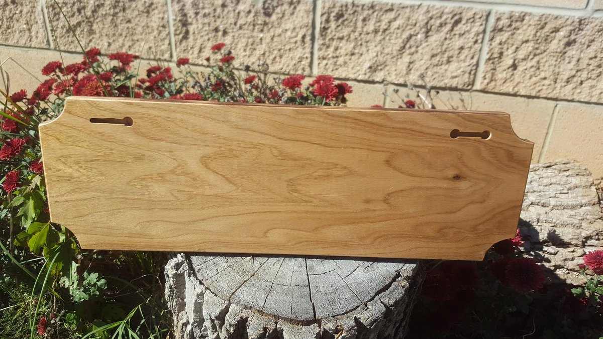 Family Sign Custom Routed Hard Wood House Warming Closing Realtor Gift Personalized Butternut Walnut Torched Outset Lettering Fancy Shape