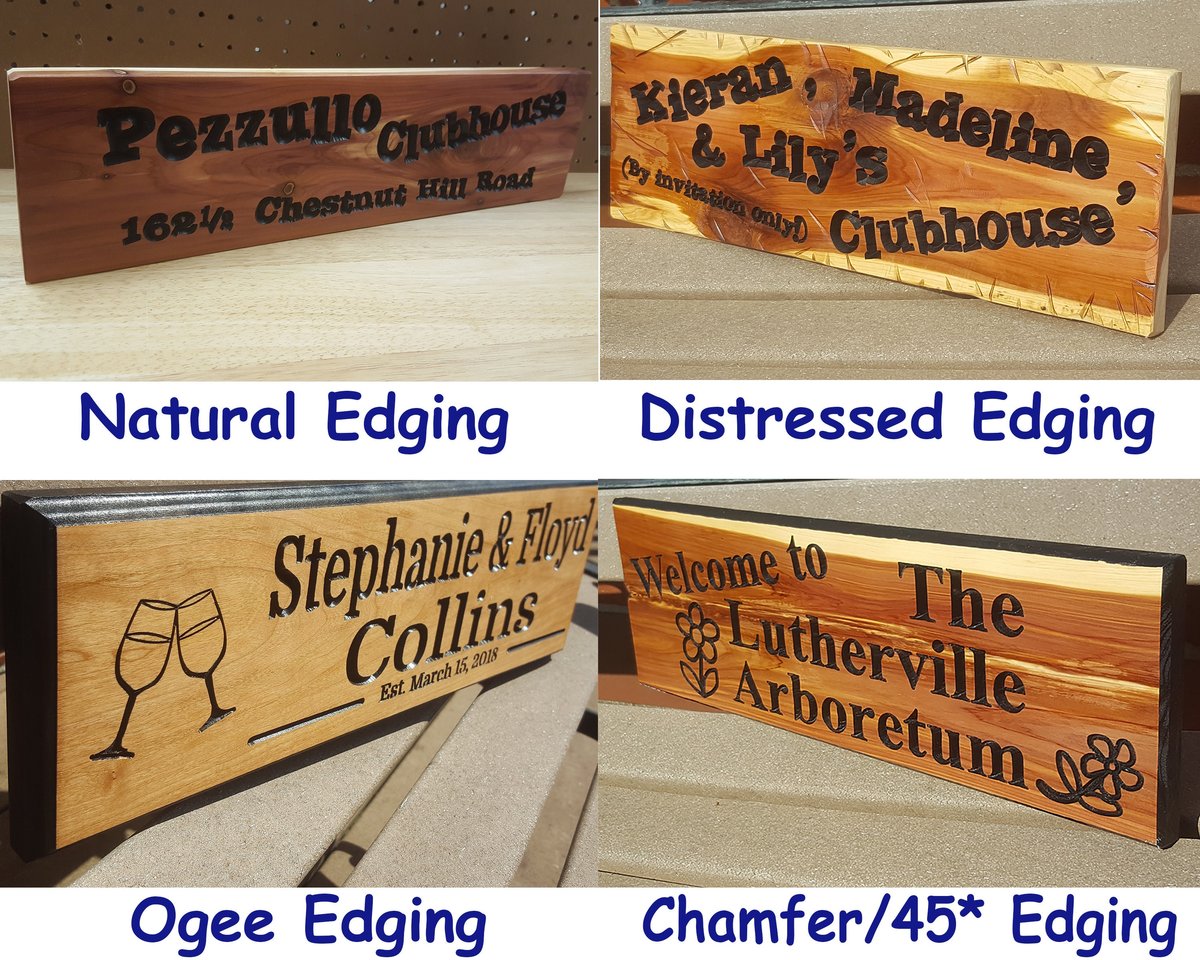 Personalized Carved Cherry Wood Sign: Newlywed Gift, Family Name