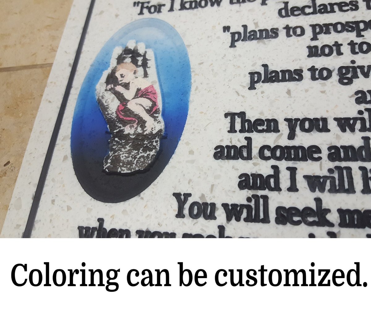 Memorial Plaque: Engraved Infant Loss Remembrance Marker