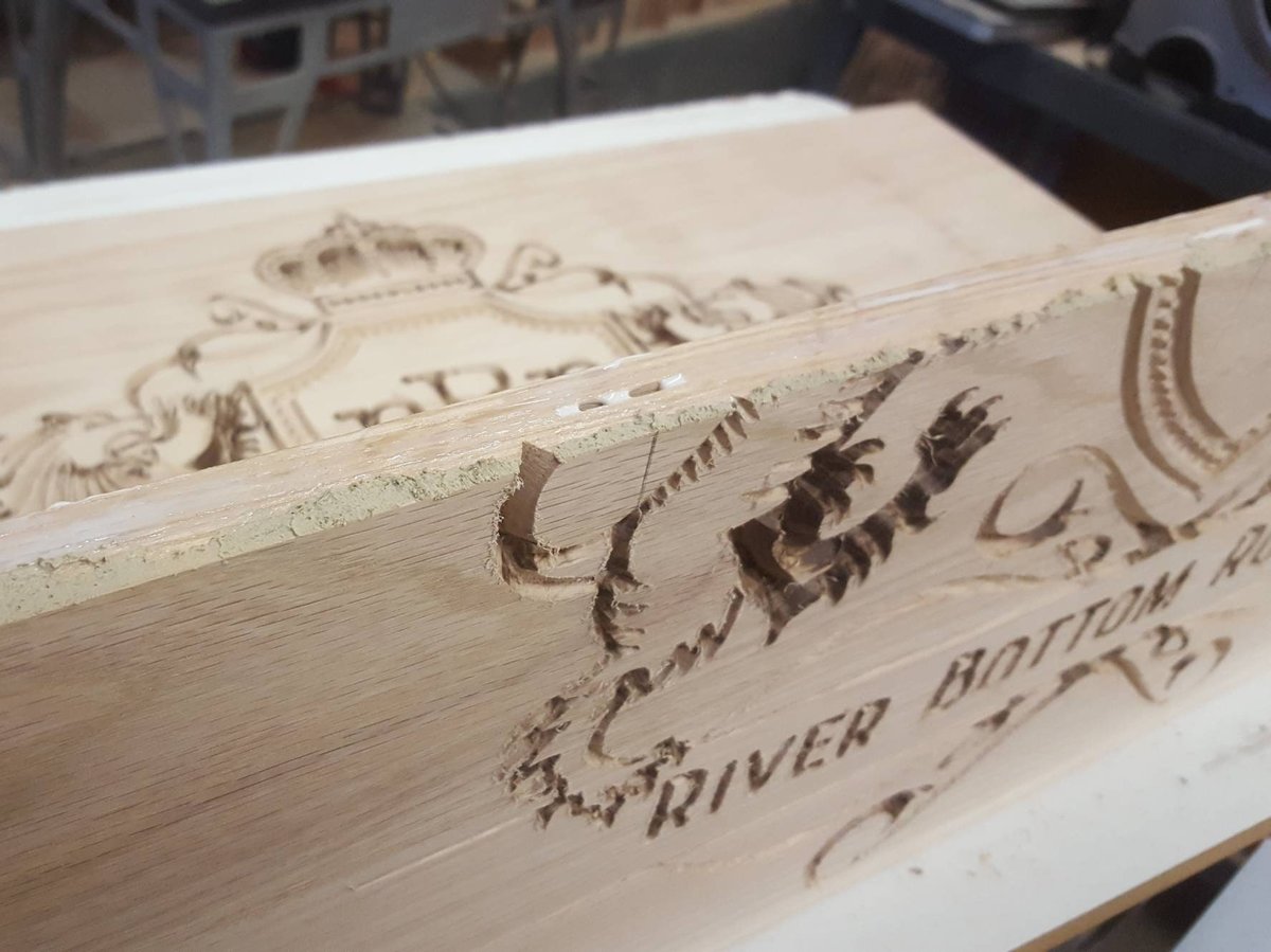 Custom Routed Oak Wood Sign: Home, Business, or Farm (20" x 25")