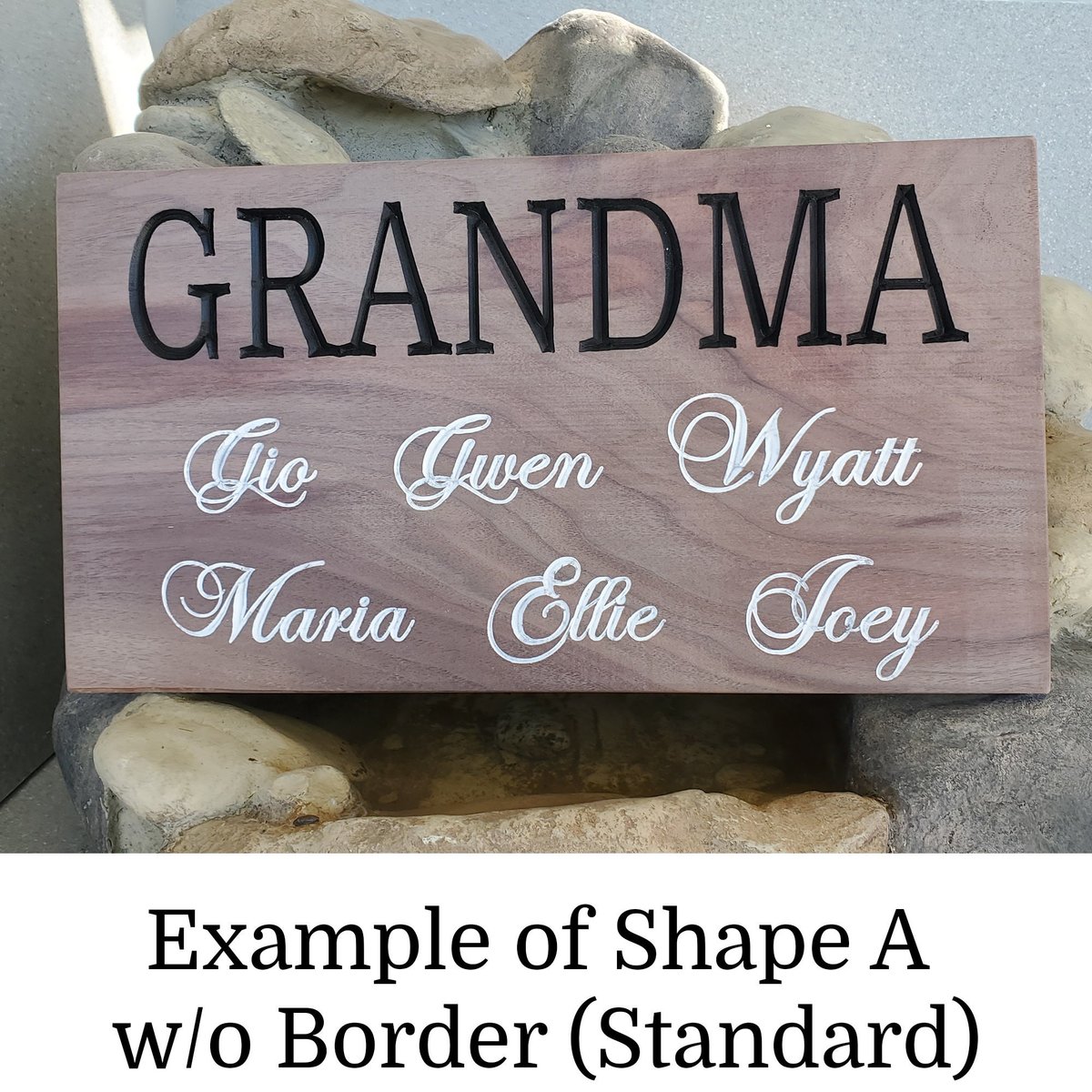 Upcharge for Border and Shape Upgrade Add-On to Any Product