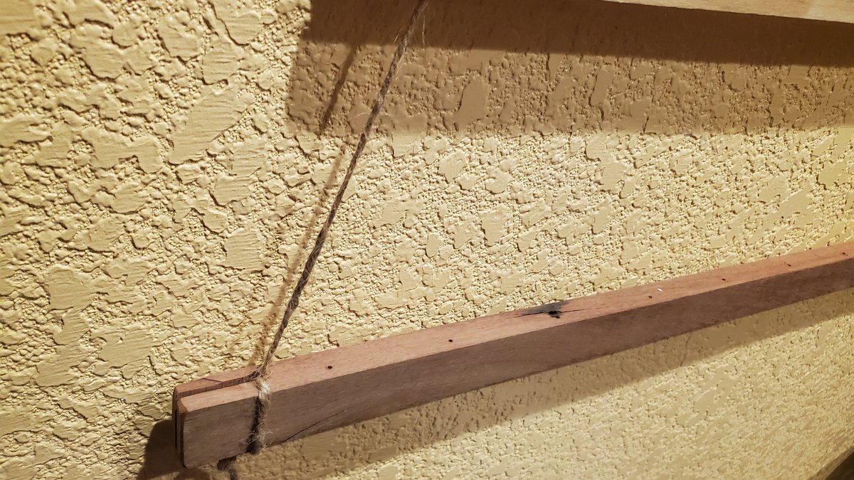 Space Saving Wall Mounted Christmas Tree Shaped Ornament Holder Rustic Wood