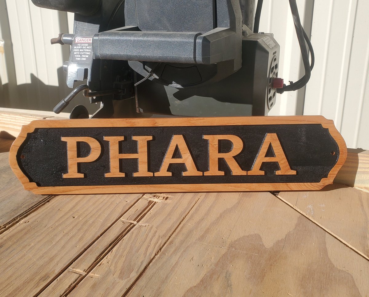 Horse Stall Name Sign Custom Carved Oak 3.5" x 18"