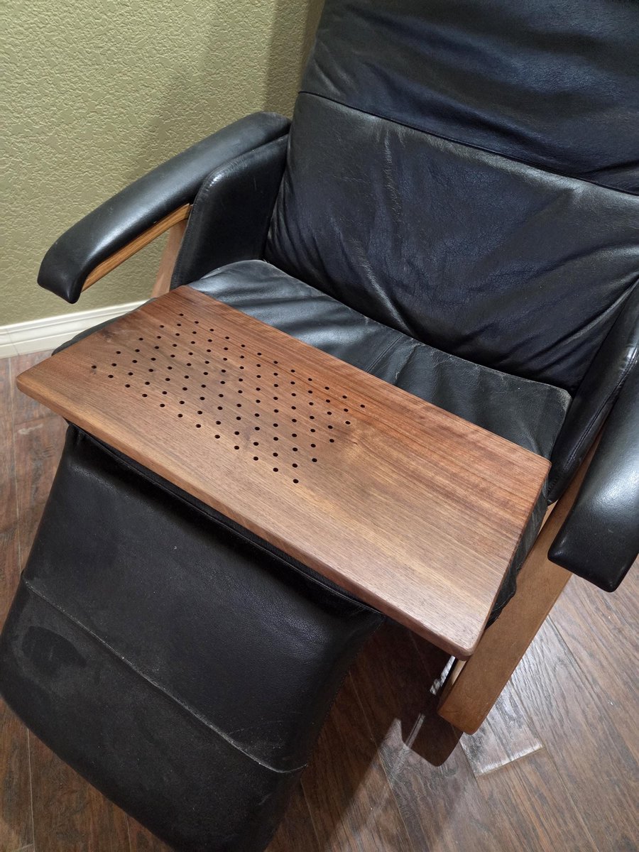 10" x 40-44" X-Long Laptop Wood Tray Laptop Recliner Dinner Lap Desk OPTIONAL Tablet Slot, Vent Holes, Book holder Cell Mug Wine Holders
